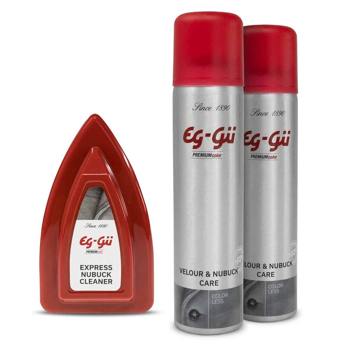 Velours- und Nubuk-Reiniger- und Pflegespray-Set, farblos