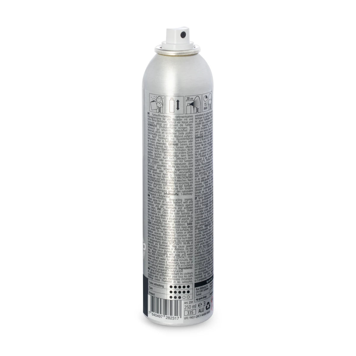 Velours- und Nubuk-Pflegespray Schwarz 250 ml