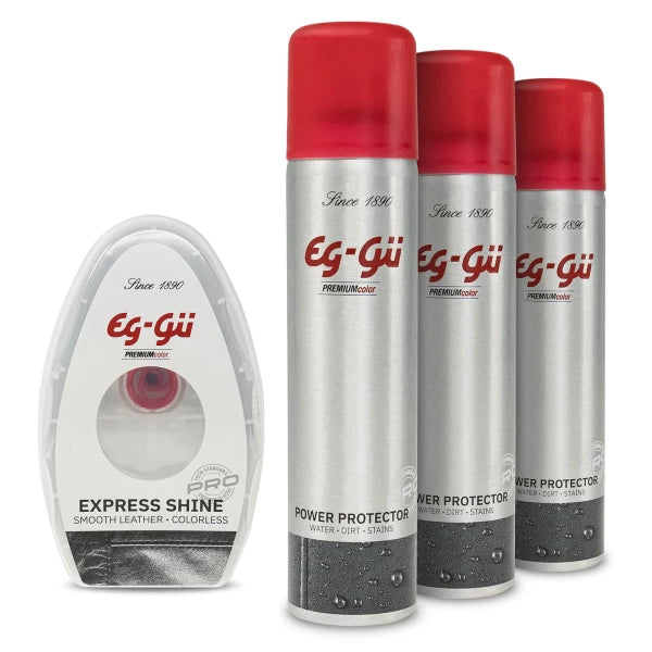 Express Shine Selbstglanz-Schwamm &amp; Power Protector Set Farblos