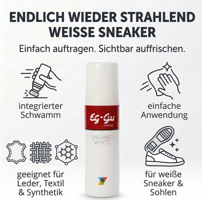 Sneaker White 75 ml Detailbild für weiße Sneaker