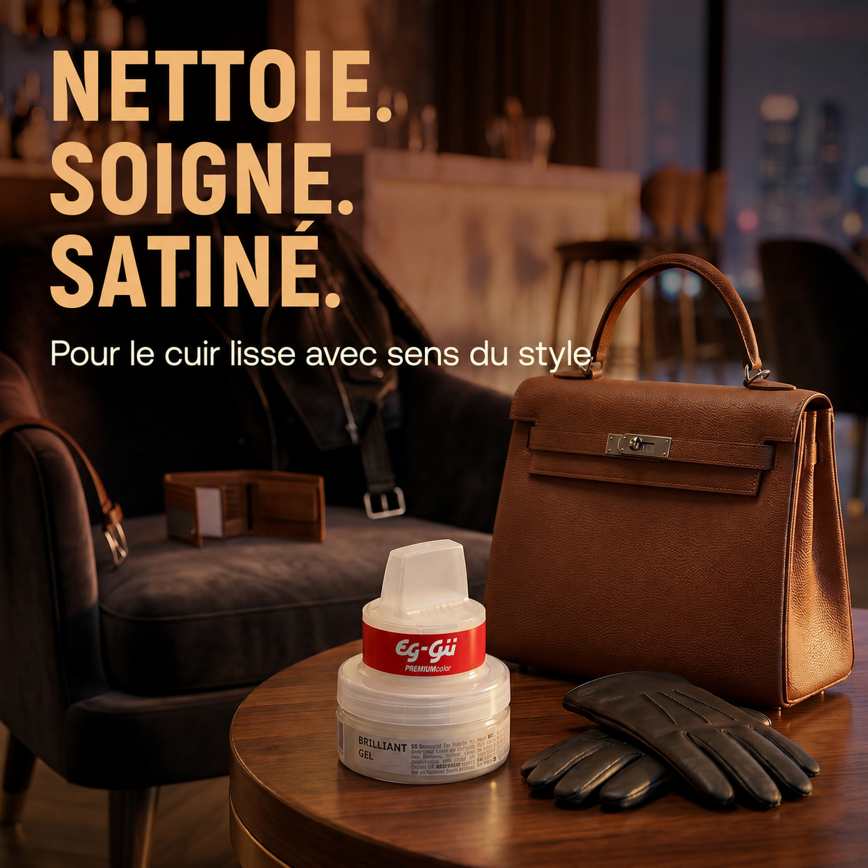 Brilliant Gel 50 ml – Soin incolore pour le cuir