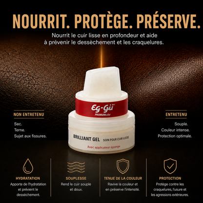 Brilliant Gel 50 ml – Soin incolore pour le cuir