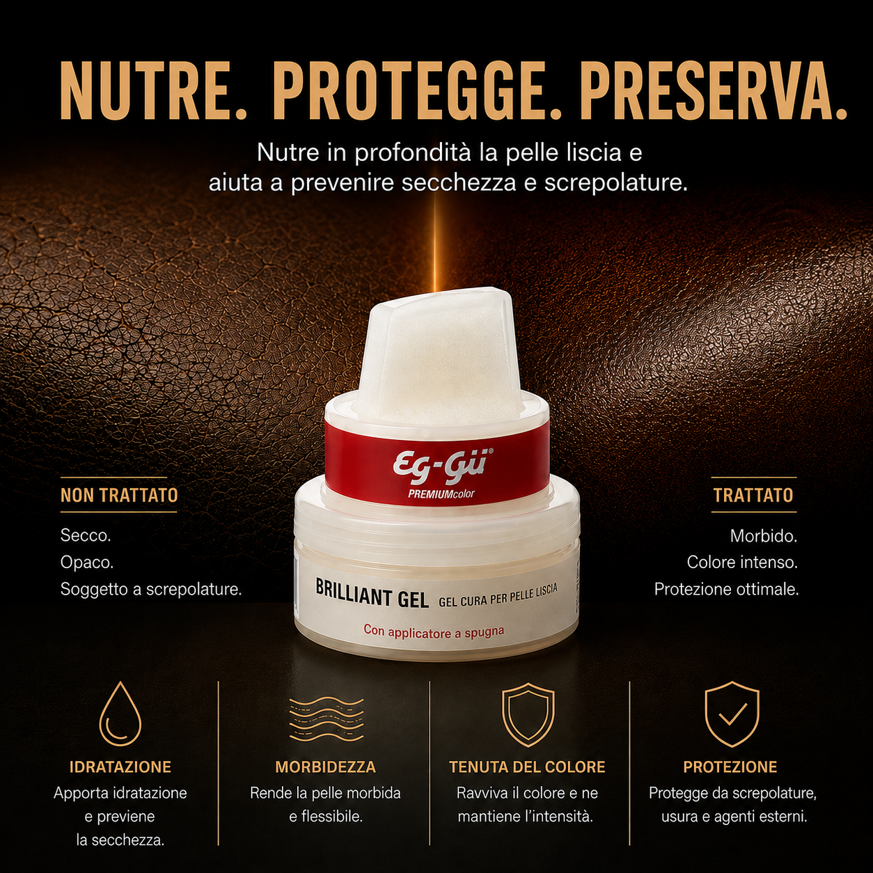 Brilliant Gel 50 ml – trattamento incolore per pelle
