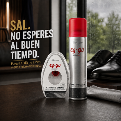 Set incoloro Express Shine esponja autobrillante & Power Protector