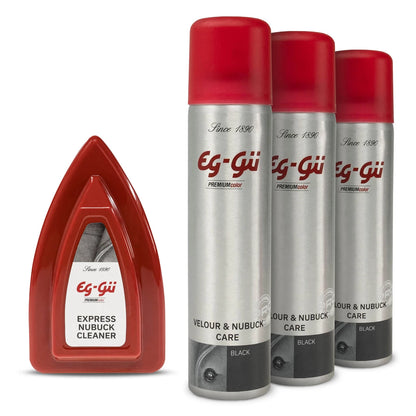 Set detergente & spray trattamento Velour & Nubuk Black