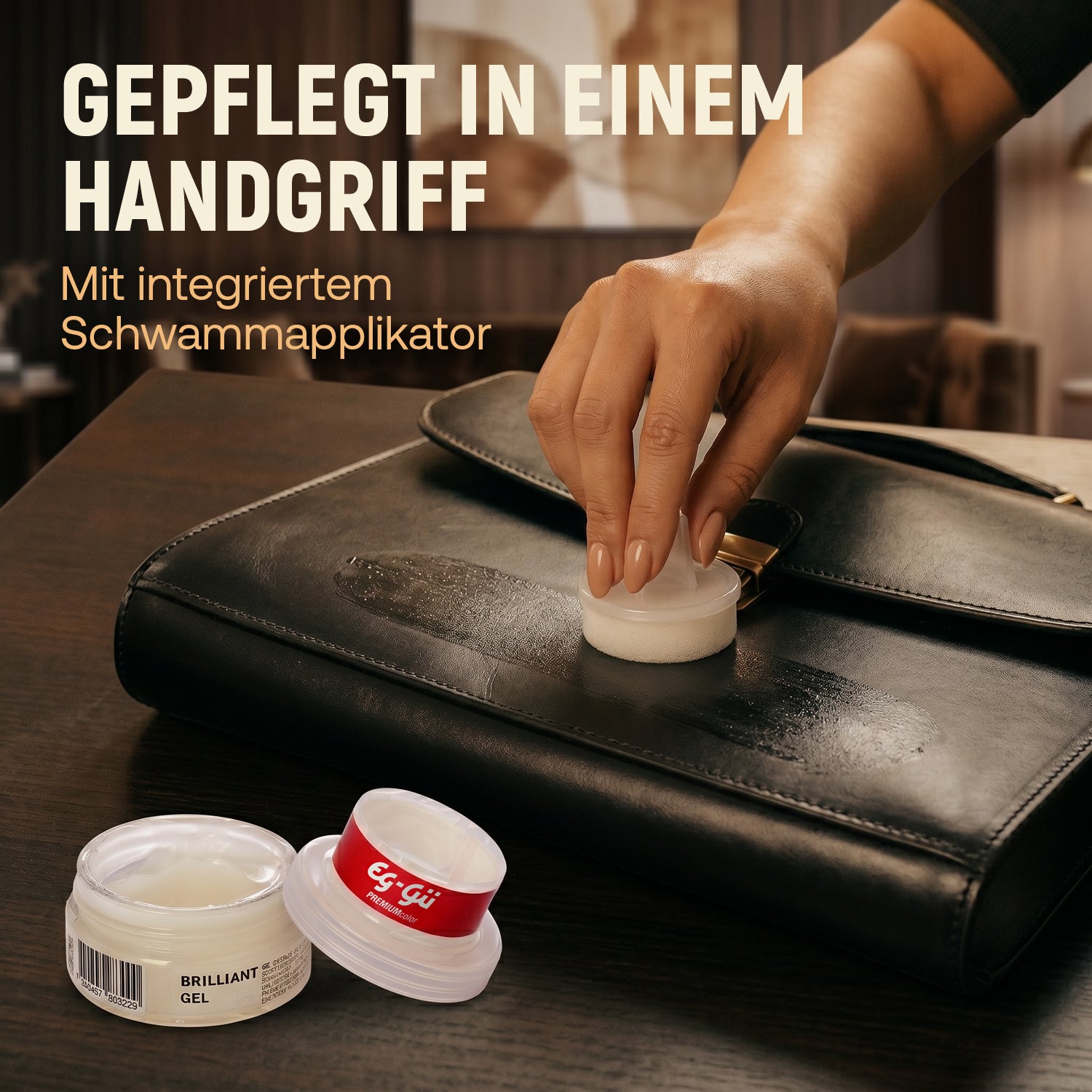 EG-GÜ Brilliant Gel 50 ml Lederpflege für gepflegten Glanz