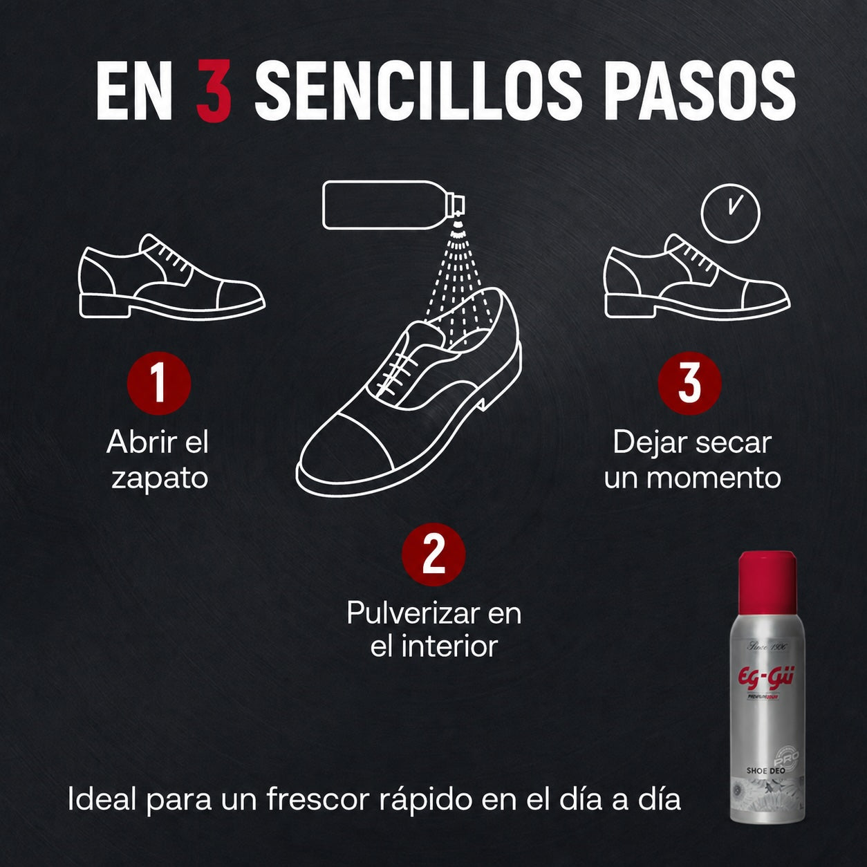 Shoe Deo 125 ml – spray refrescante para calzado
