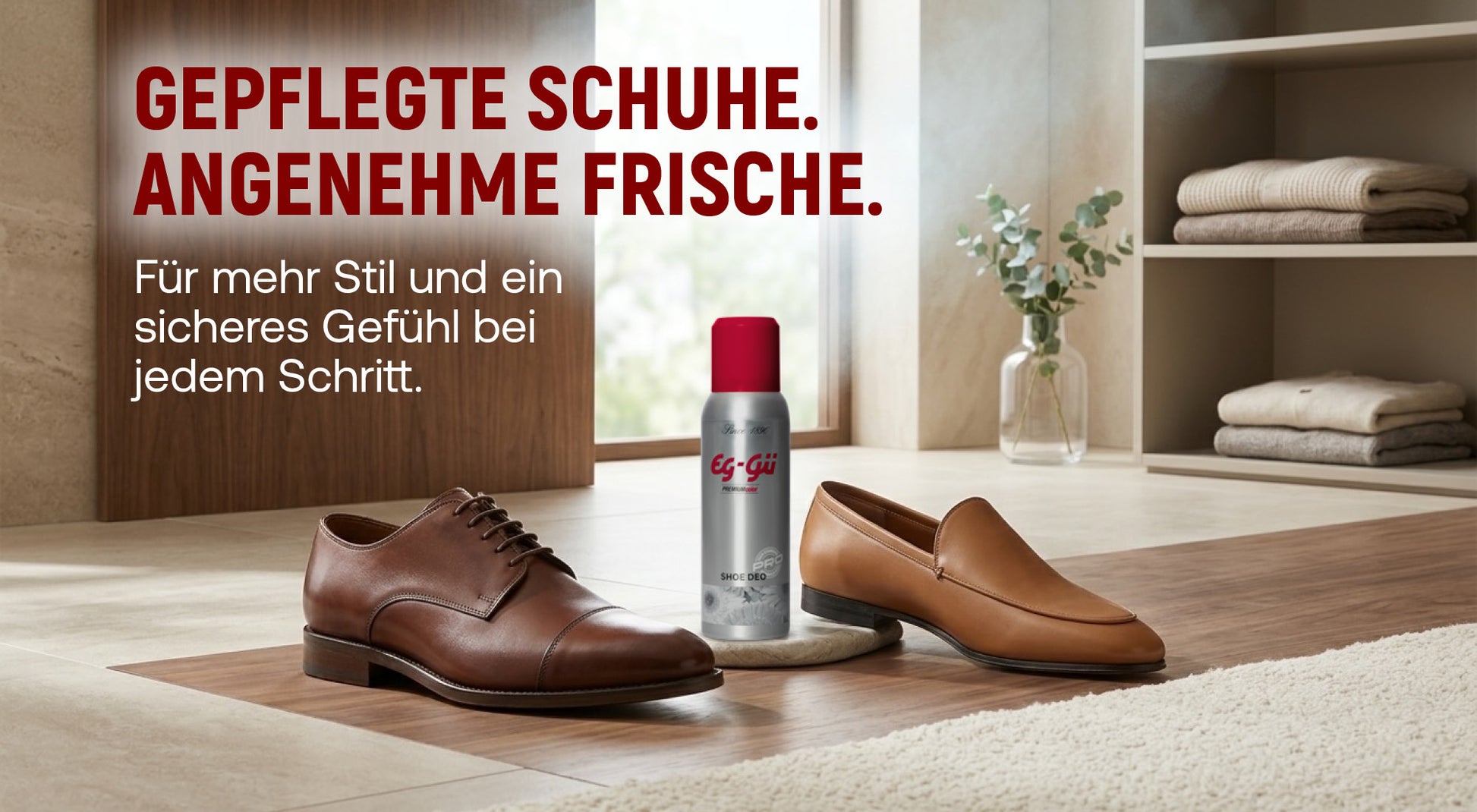 Ventajas de EG-GÜ Shoe Deo 125 ml para mantener el calzado fresco
