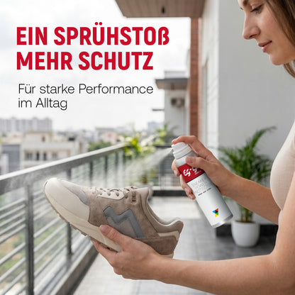 Sneaker Power Protector 150 ml Anwendung auf Sneakern