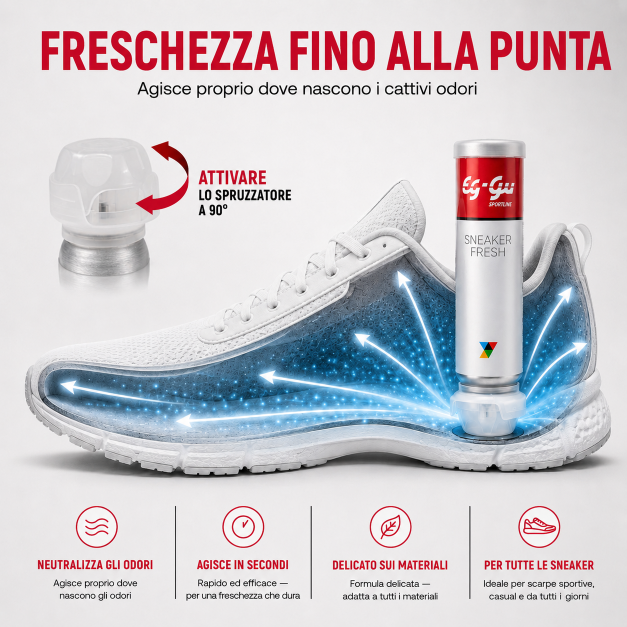 Deodorante per sneaker 100 ml