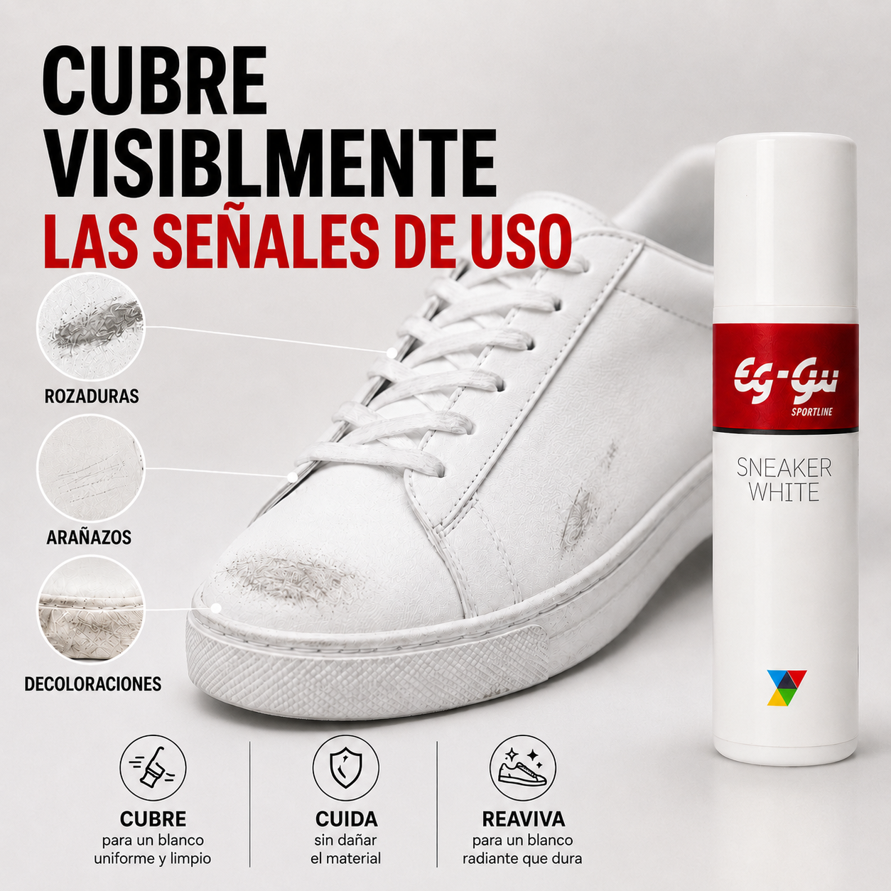 Sneaker White mit gratis Chamois-Reinigungstuch 75 ml