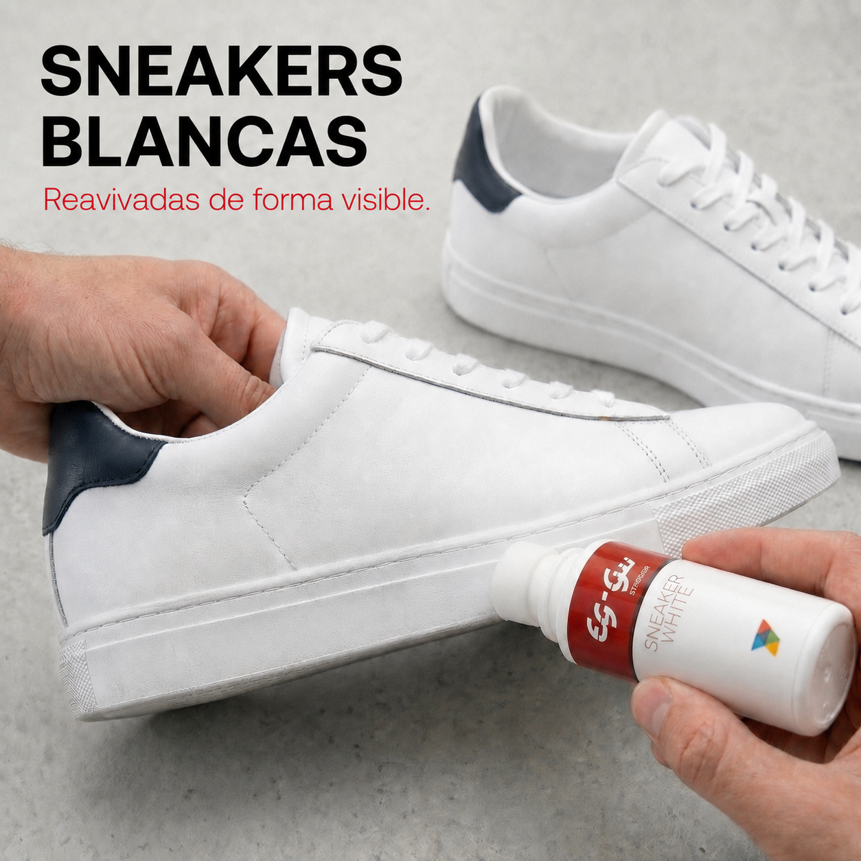 Sneaker White mit gratis Chamois-Reinigungstuch 75 ml