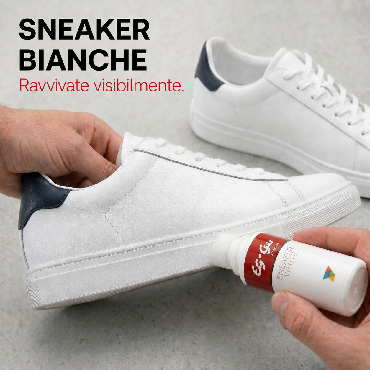 Sneaker White mit gratis Chamois-Reinigungstuch 75 ml