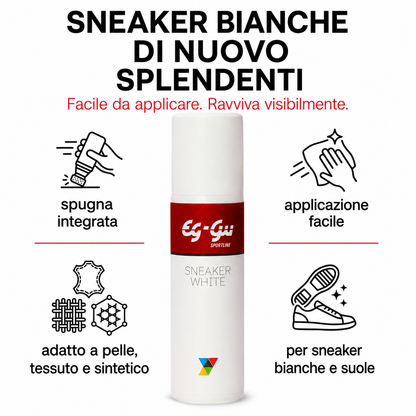 Sneaker White mit gratis Chamois-Reinigungstuch 75 ml