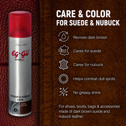 Velour & Nubuck Care Spray Dark Brown 250 ml