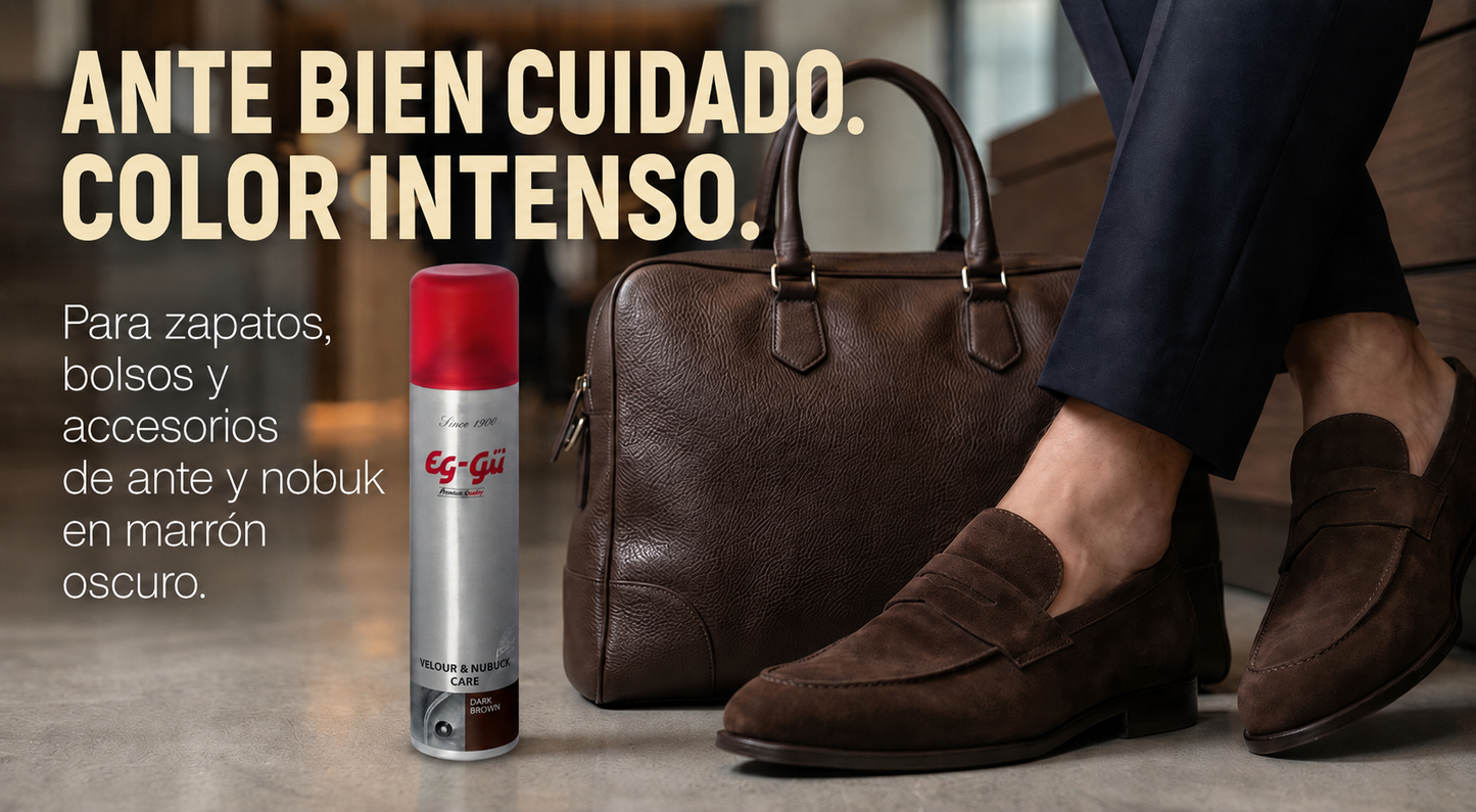 Velour & Nubuk Care Spray marrón oscuro 250 ml