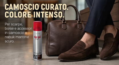 Spray trattamento Velour & Nubuk marrone scuro 250 ml