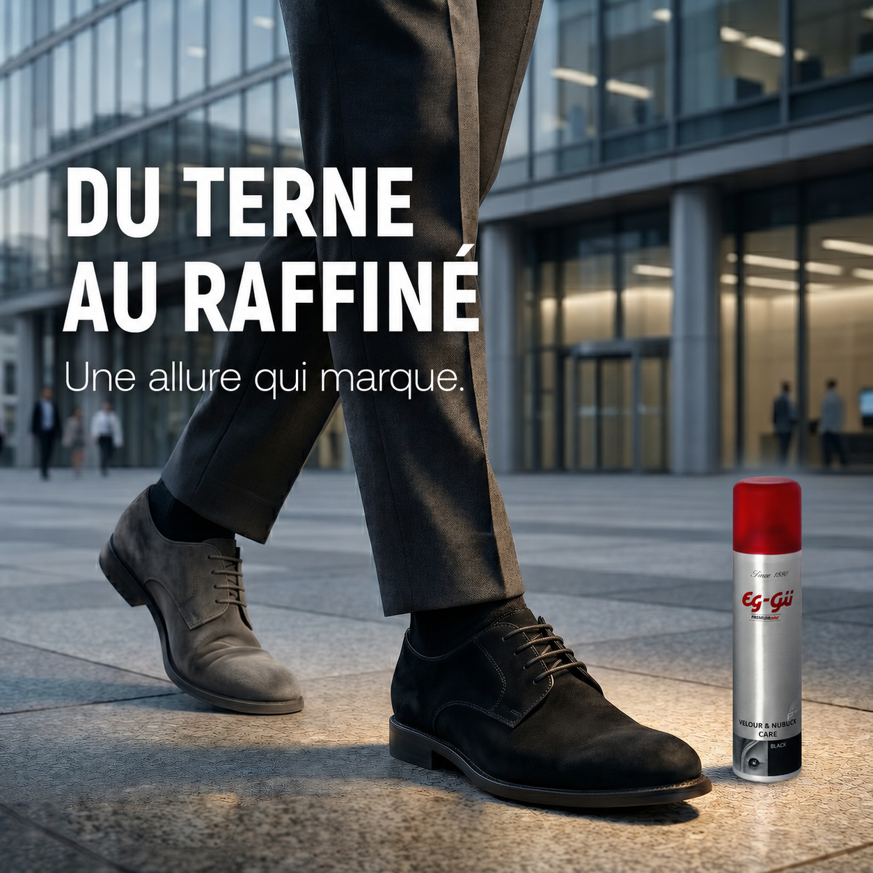 Spray d’entretien Velour & Nubuck noir 250 ml