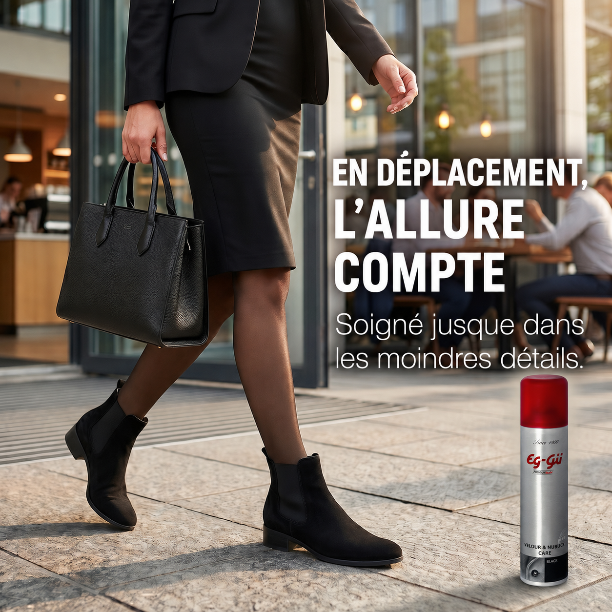 Spray d’entretien Velour & Nubuck noir 250 ml