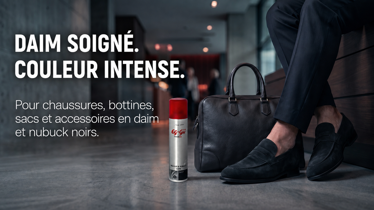 Spray d’entretien Velour & Nubuck noir 250 ml