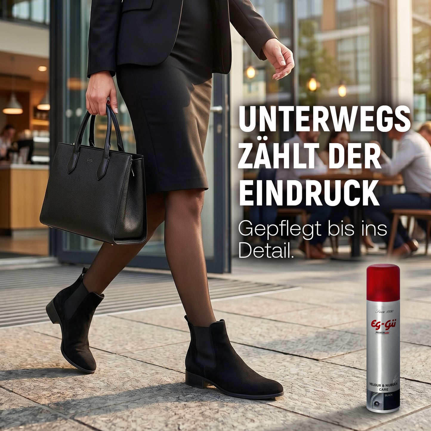 Velour & Nubuk Pflegespray Black 250 ml Detailansicht