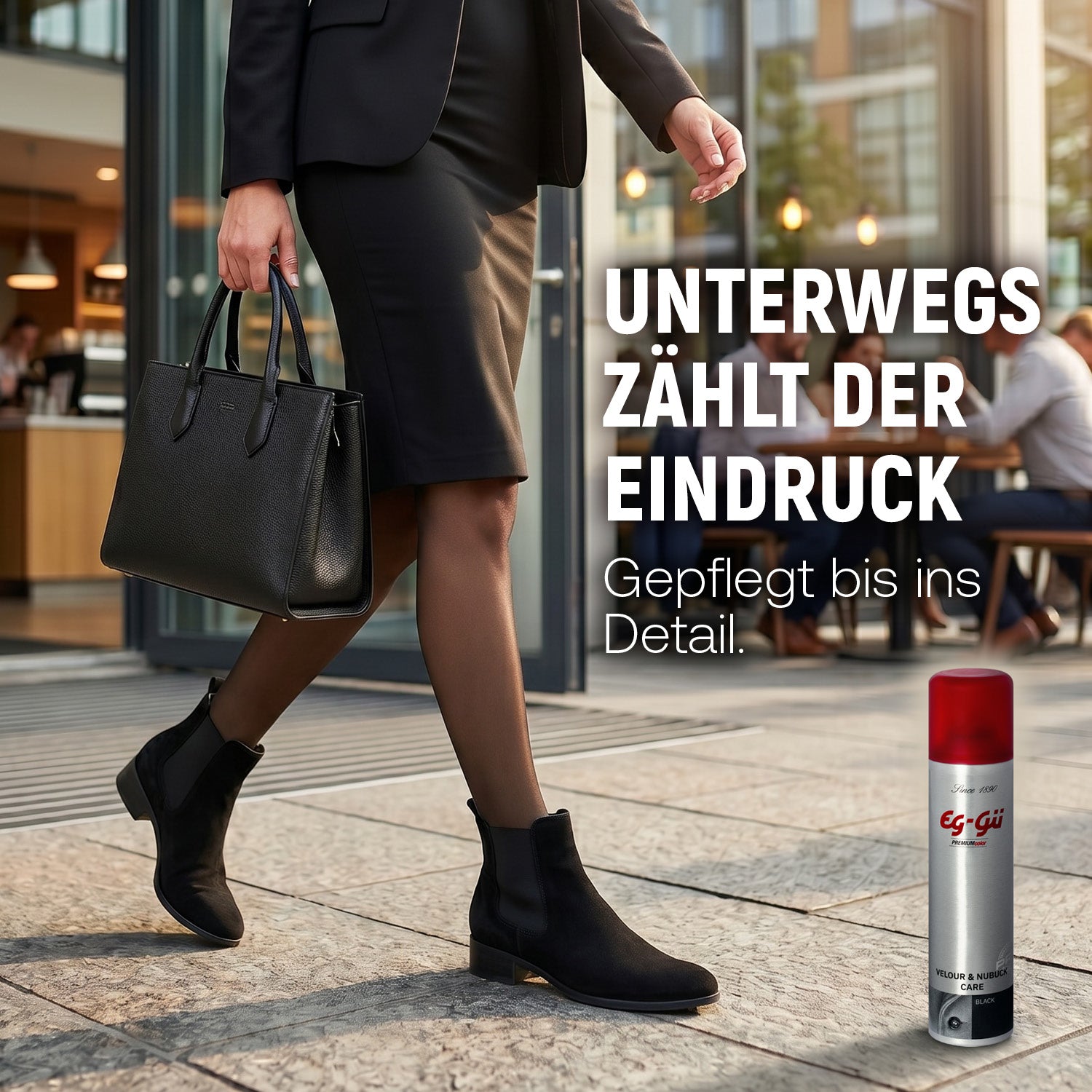 Velour & Nubuk Pflegespray Black 250 ml Detailansicht