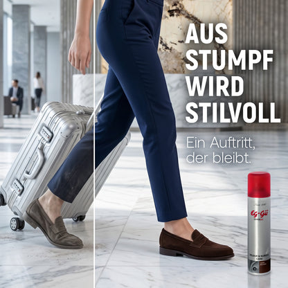 Velour & Nubuk Pflegespray Dunkelbraun 250 ml Detailbild