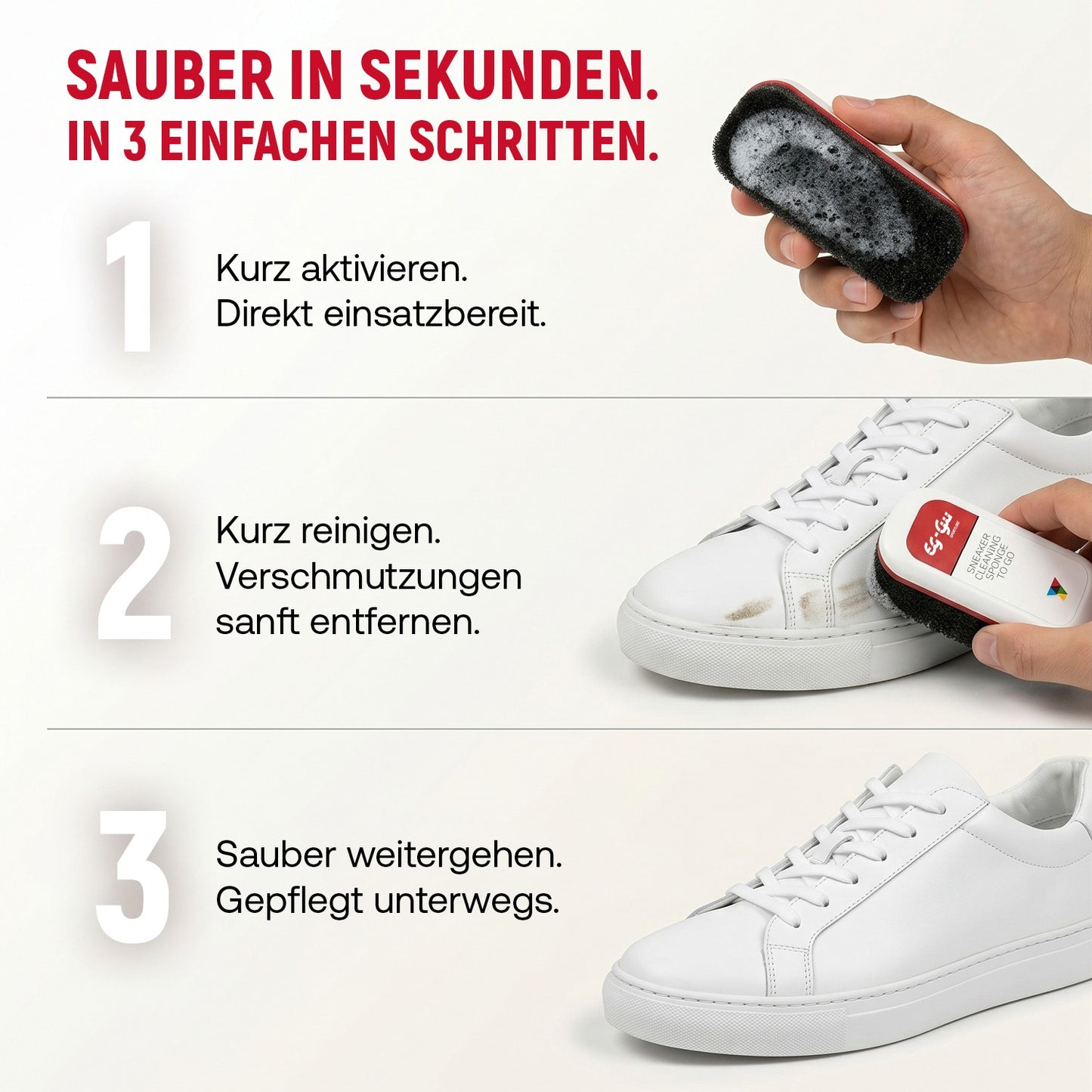 Sneaker Cleaning Sponge To Go 75 ml