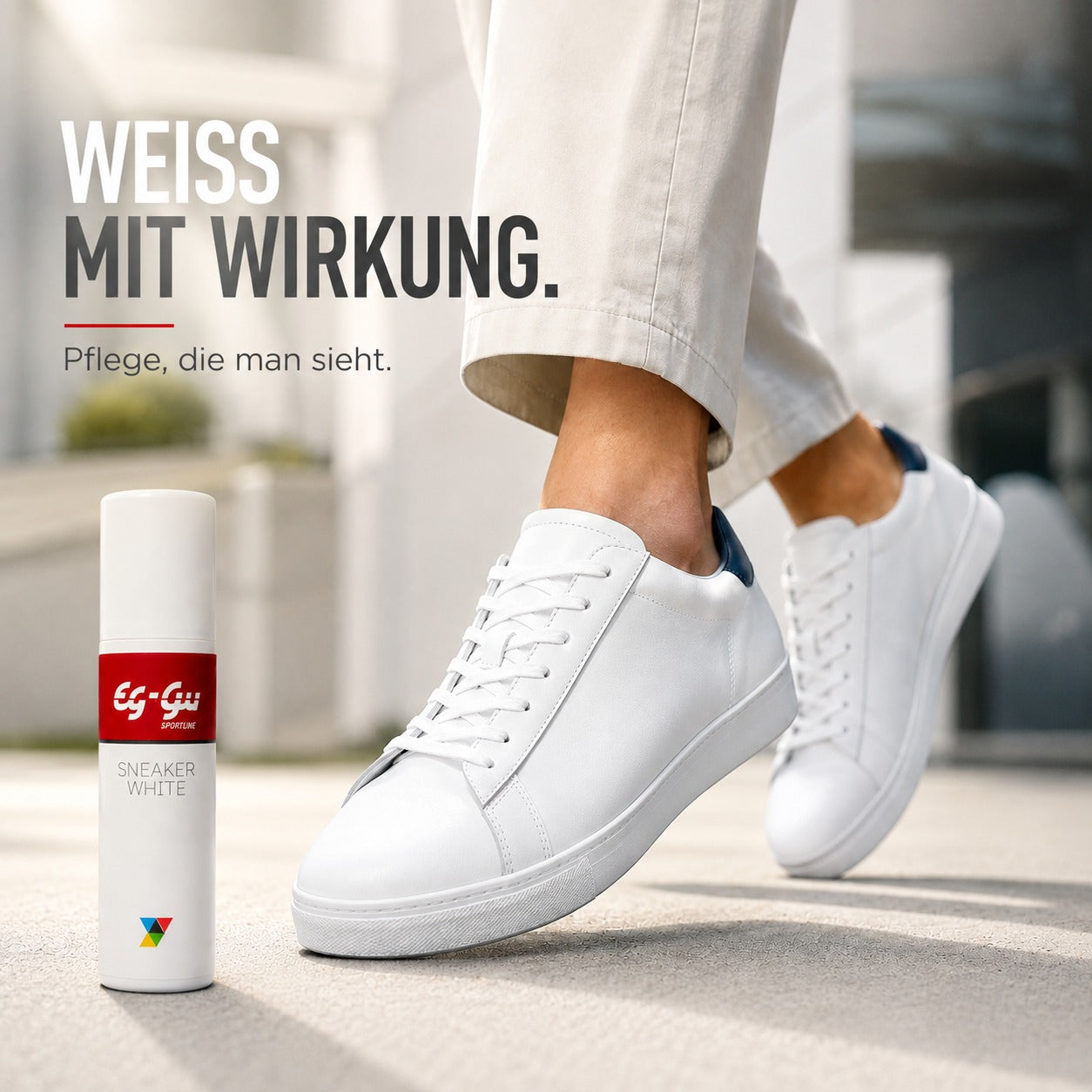 Sneaker White mit gratis Chamois-Reinigungstuch 75 ml