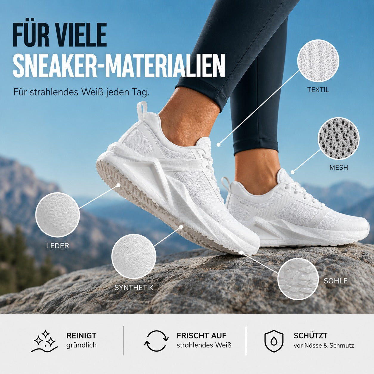 Sneaker Cleaner Set mit Sponge to go