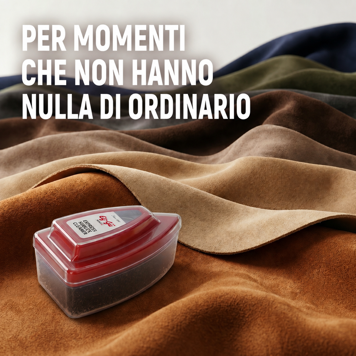 EG-GÜ Express Nubuk Cleaner – spugna detergente per nabuk, velluto e camoscio
