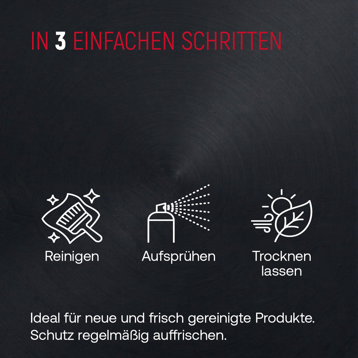 EG-GÜ Power Protector 250 ml – Ergebnis mit Nässeschutz und geringerer Schmutzanhaftung