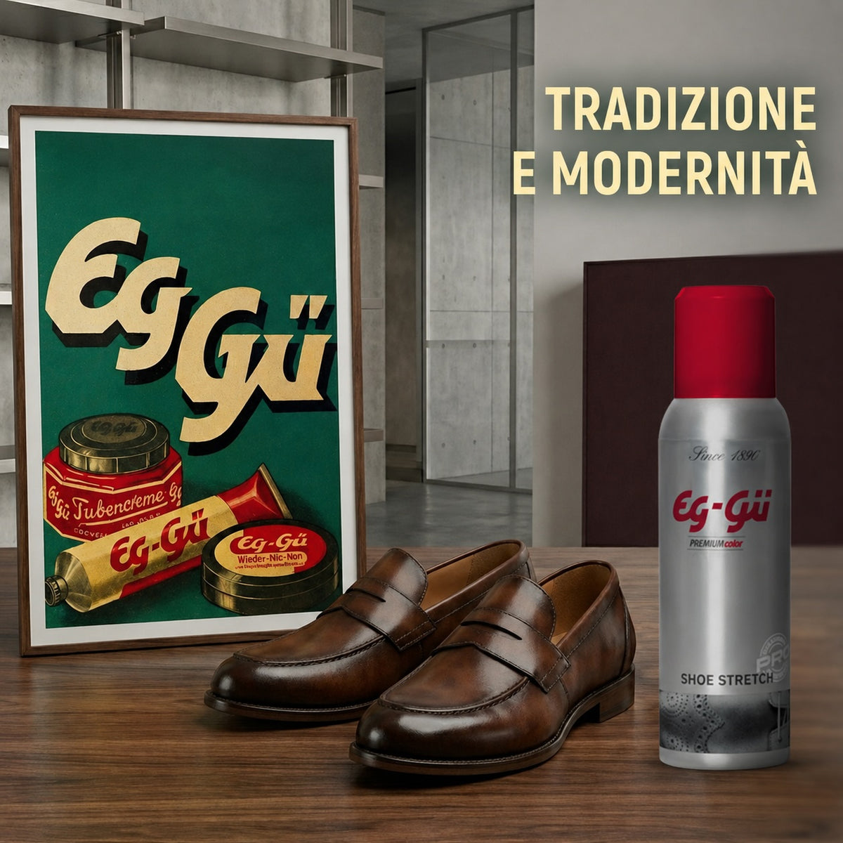 EG-GÜ Shoe Stretch 125 ml – vista guida aggiuntiva dello spray incolore per scarpe strette