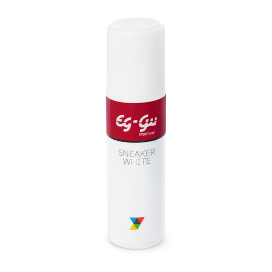EG-GÜ Sneaker White 75 ml mit Chamois-Reinigungstuch – weiße Deckpflege für weiße Sneaker